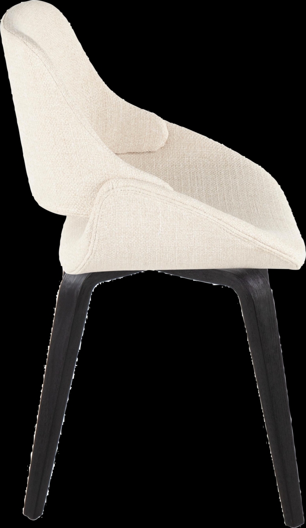 Stroble III Cream Dining Chair, Set of 2 - Thumbnail - Image 4