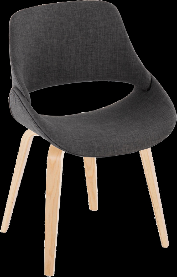Stroble IV Charcoal Dining Chair, Set of 2 - Thumbnail - Image 3
