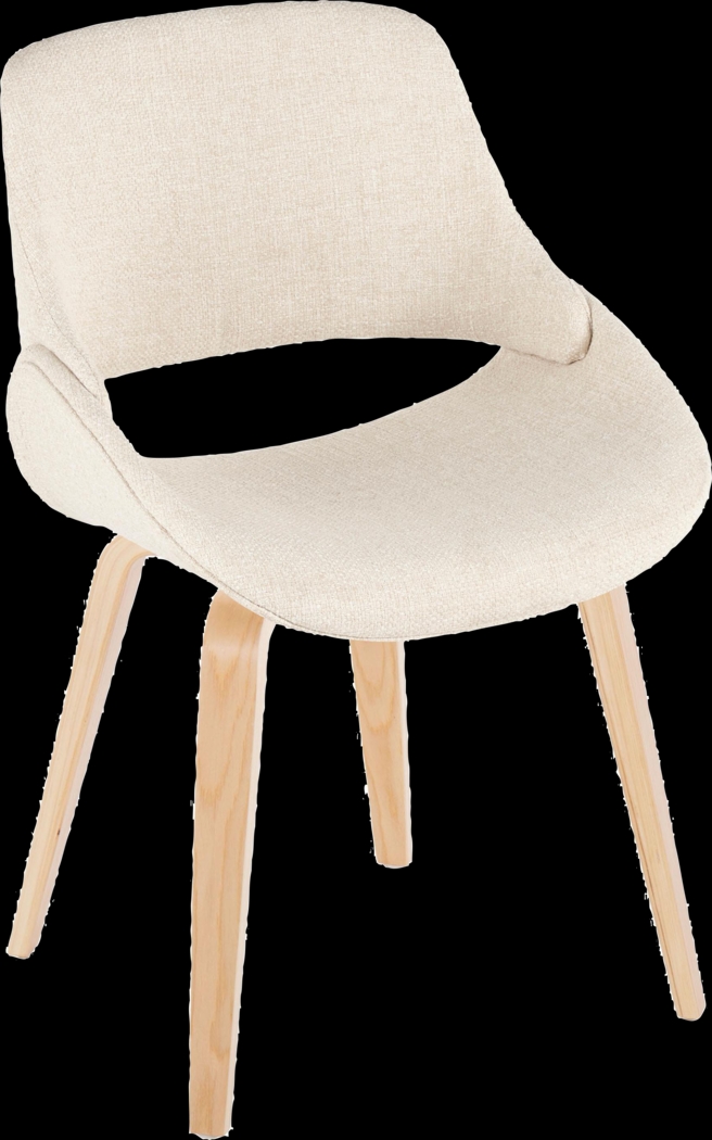 Stroble IV Cream Dining Chair, Set of 2 - Thumbnail - Image 3