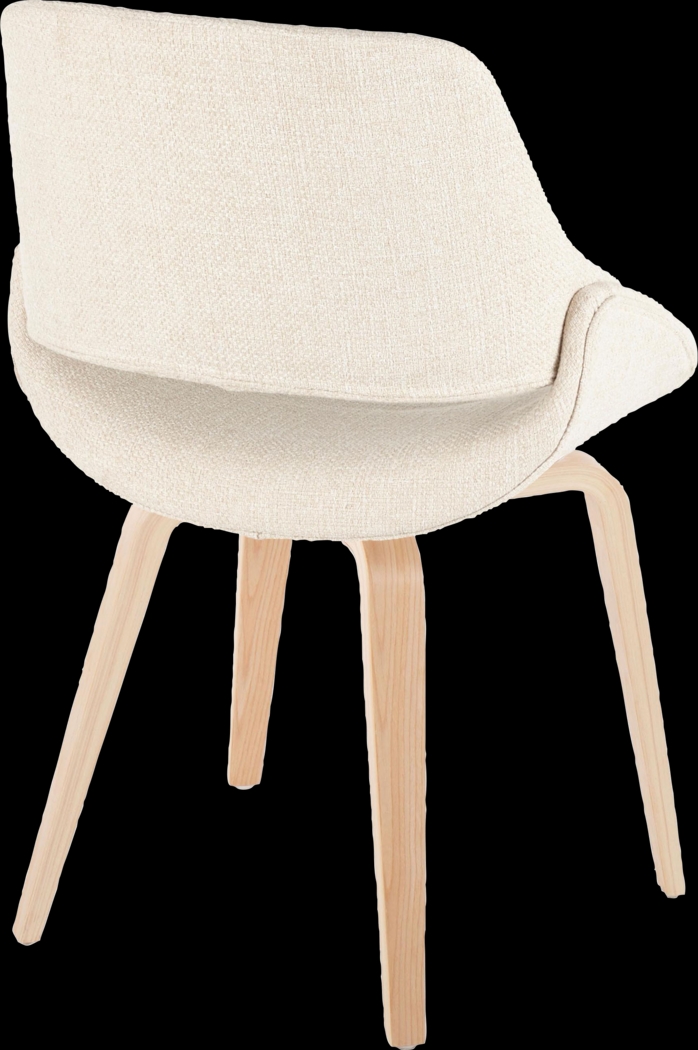 Stroble IV Cream Dining Chair, Set of 2 - Thumbnail - Image 5