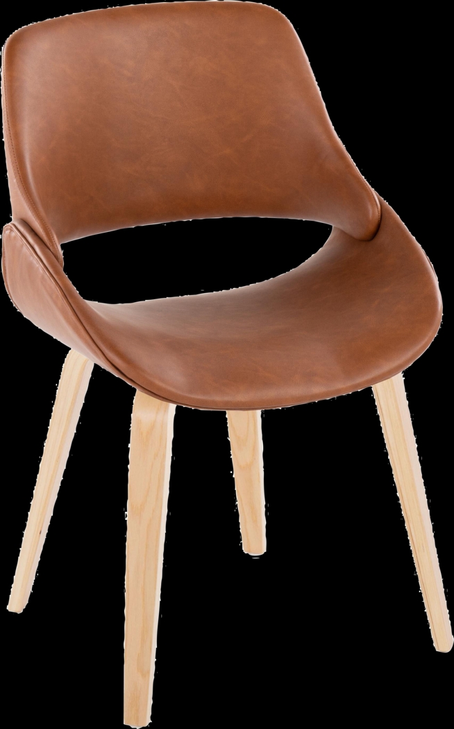 Stroble IX Camel Dining Chair, Set of 2 - Thumbnail - Image 3