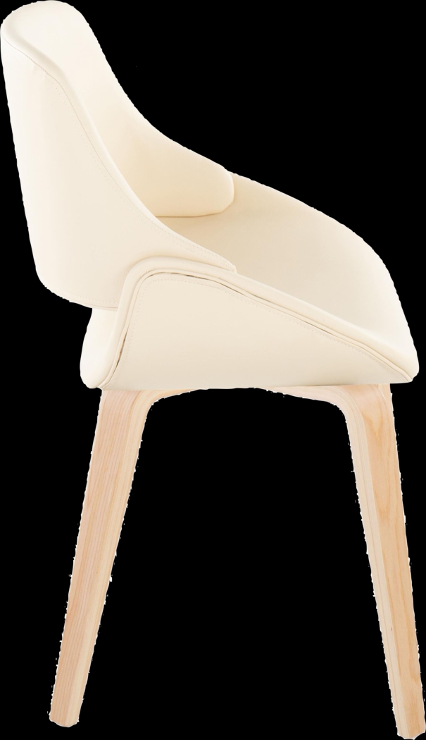 Stroble IX Cream Dining Chair, Set of 2 - Thumbnail - Image 4