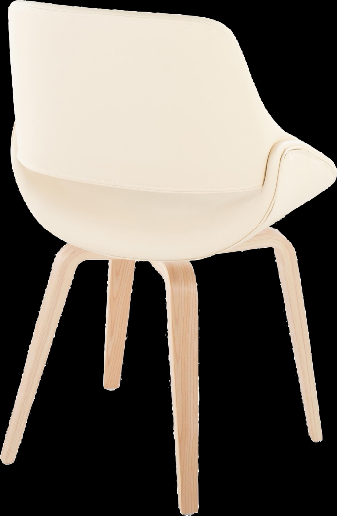 Stroble IX Cream Dining Chair, Set of 2 - Thumbnail - Image 5