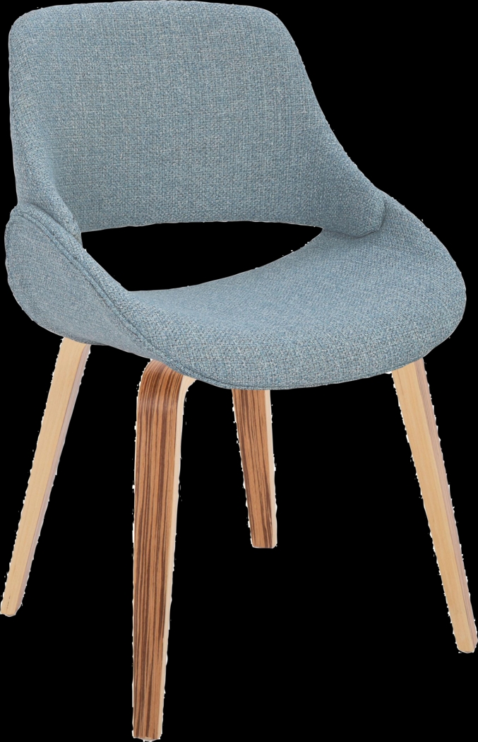 Stroble V Blue Dining Chair, Set of 2 - Thumbnail - Image 3