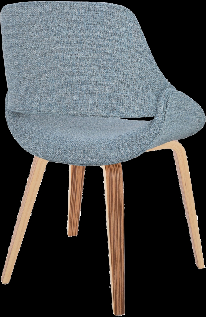 Stroble V Blue Dining Chair, Set of 2 - Thumbnail - Image 5