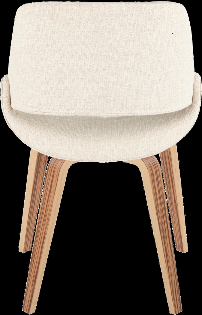 Stroble V Cream Dining Chair, Set of 2 - Thumbnail - Image 6