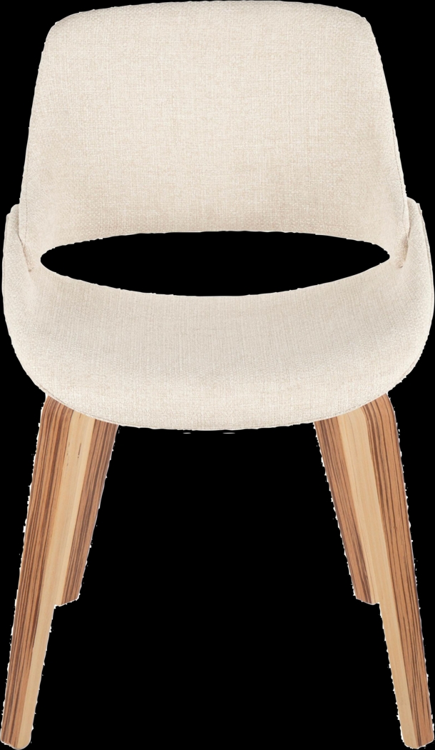 Stroble V Cream Dining Chair, Set of 2 - Thumbnail - Image 7