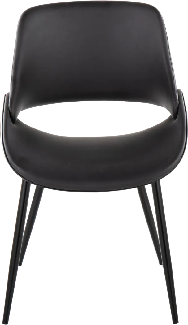 Stroble VI Black Dining Chair, Set of 2 - Thumbnail - Image 8