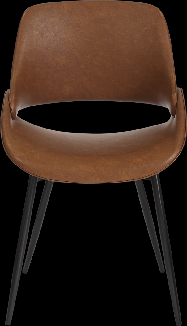 Stroble VI Camel Dining Chair, Set of 2 - Thumbnail - Image 8