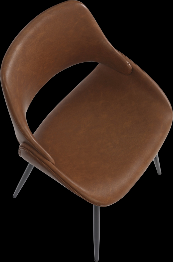 Stroble VI Camel Dining Chair, Set of 2 - Thumbnail - Image 9