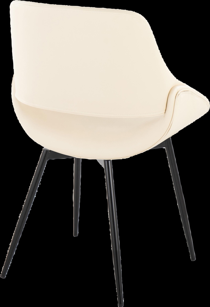 Stroble VI Cream Dining Chair, Set of 2 - Thumbnail - Image 6