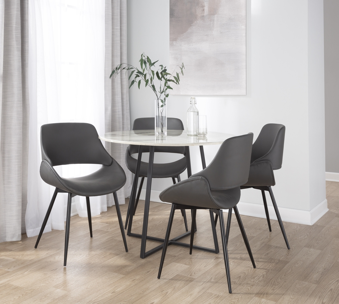 Stroble VI Gray Dining Chair, Set of 2 - Thumbnail - Image 2