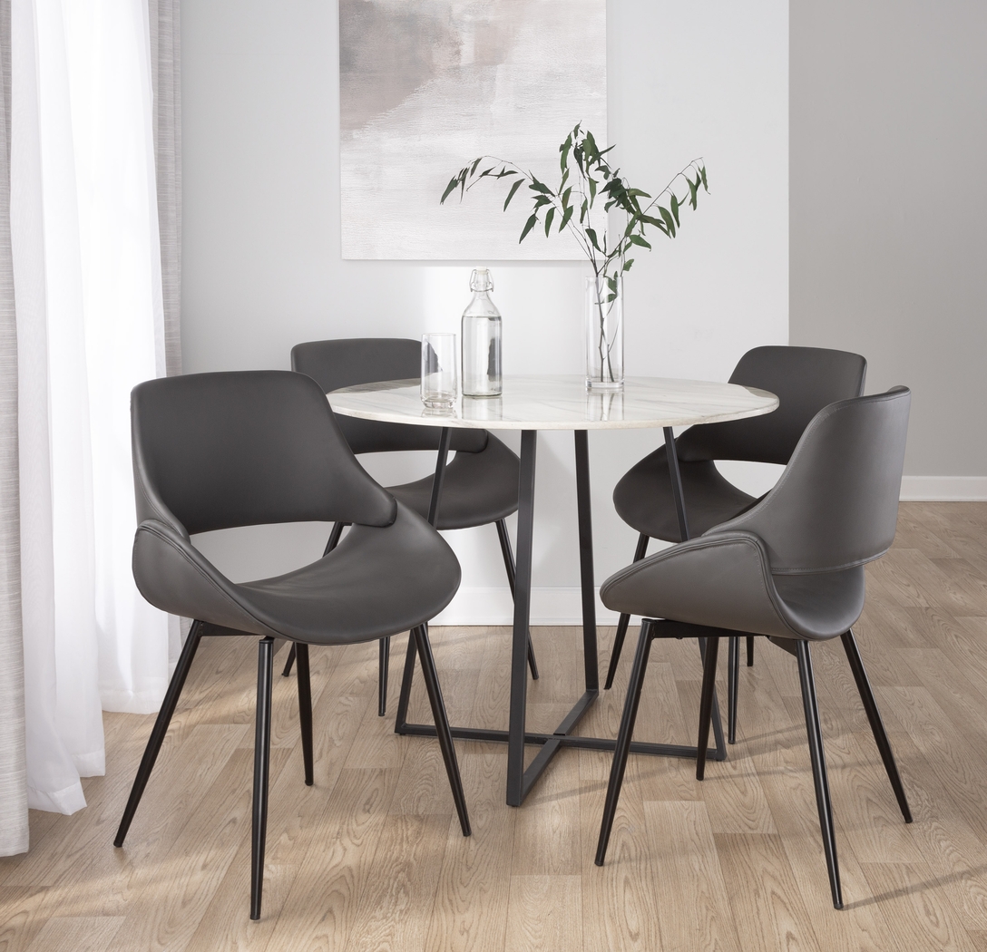 Stroble VI Gray Dining Chair, Set of 2 - Thumbnail - Image 3