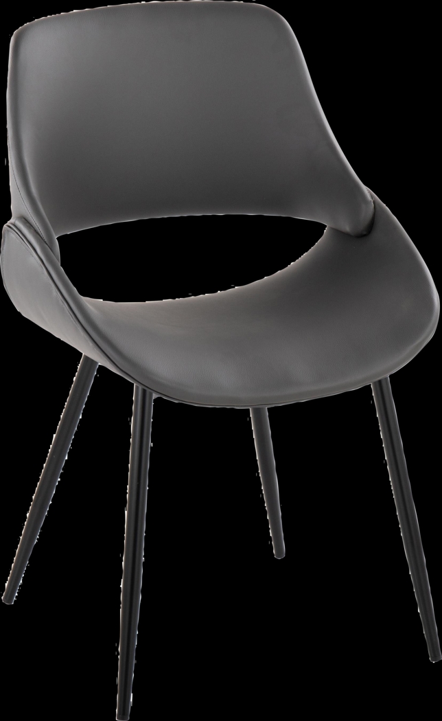 Stroble VI Gray Dining Chair, Set of 2 - Thumbnail - Image 4