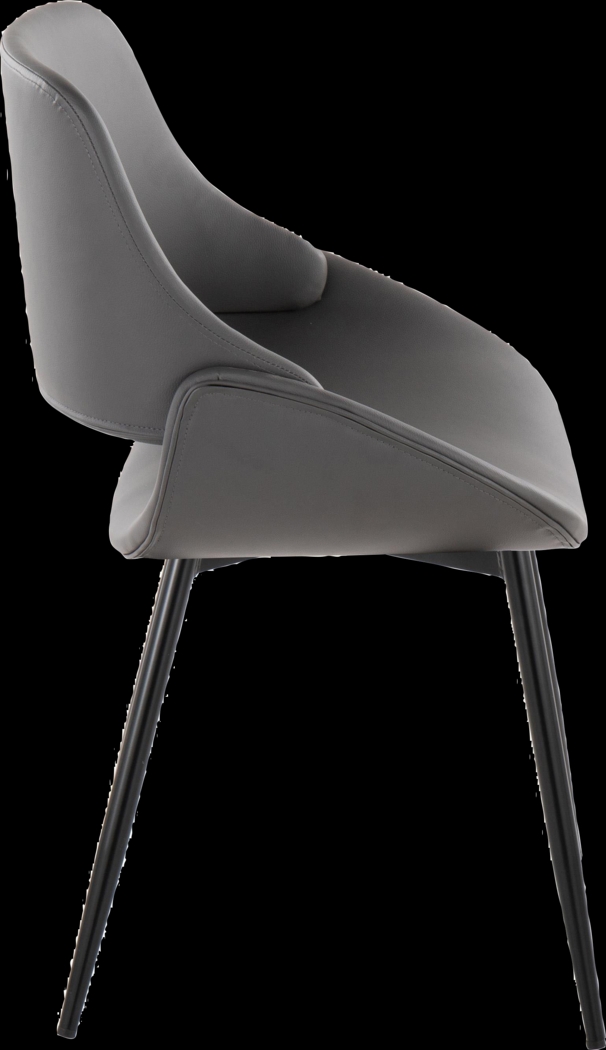 Stroble VI Gray Dining Chair, Set of 2 - Thumbnail - Image 5