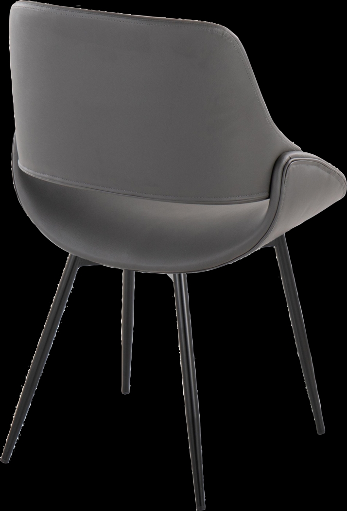 Stroble VI Gray Dining Chair, Set of 2 - Thumbnail - Image 6