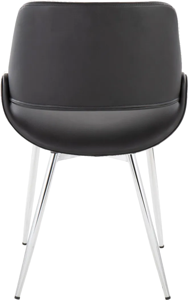Stroble VII Black Dining Chair, Set of 2 - Thumbnail - Image 7