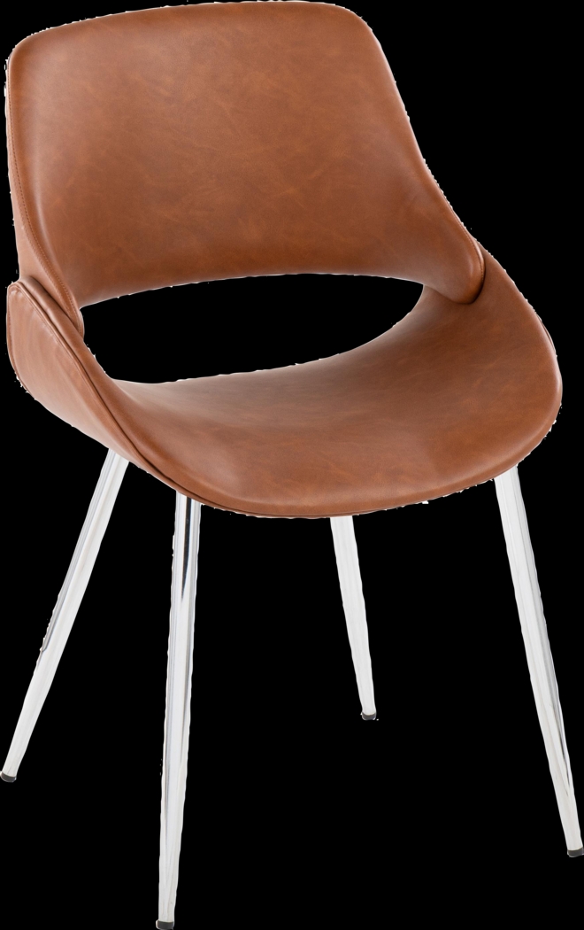 Stroble VII Camel Dining Chair, Set of 2 - Thumbnail - Image 4