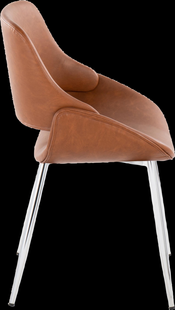 Stroble VII Camel Dining Chair, Set of 2 - Thumbnail - Image 5