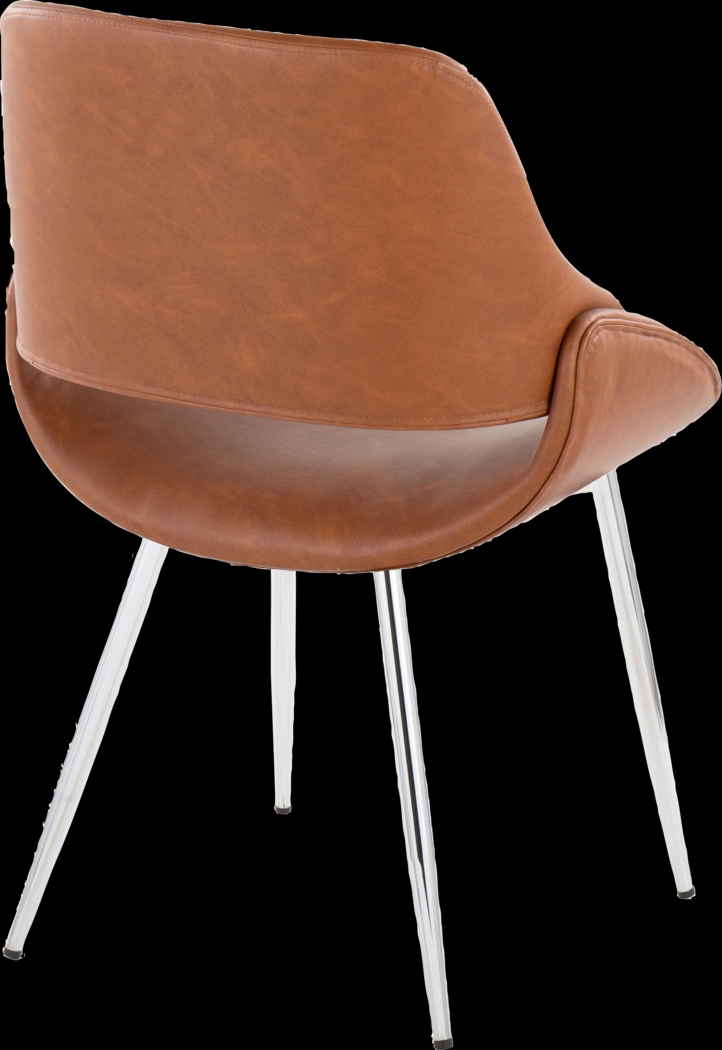 Stroble VII Camel Dining Chair, Set of 2 - Thumbnail - Image 6