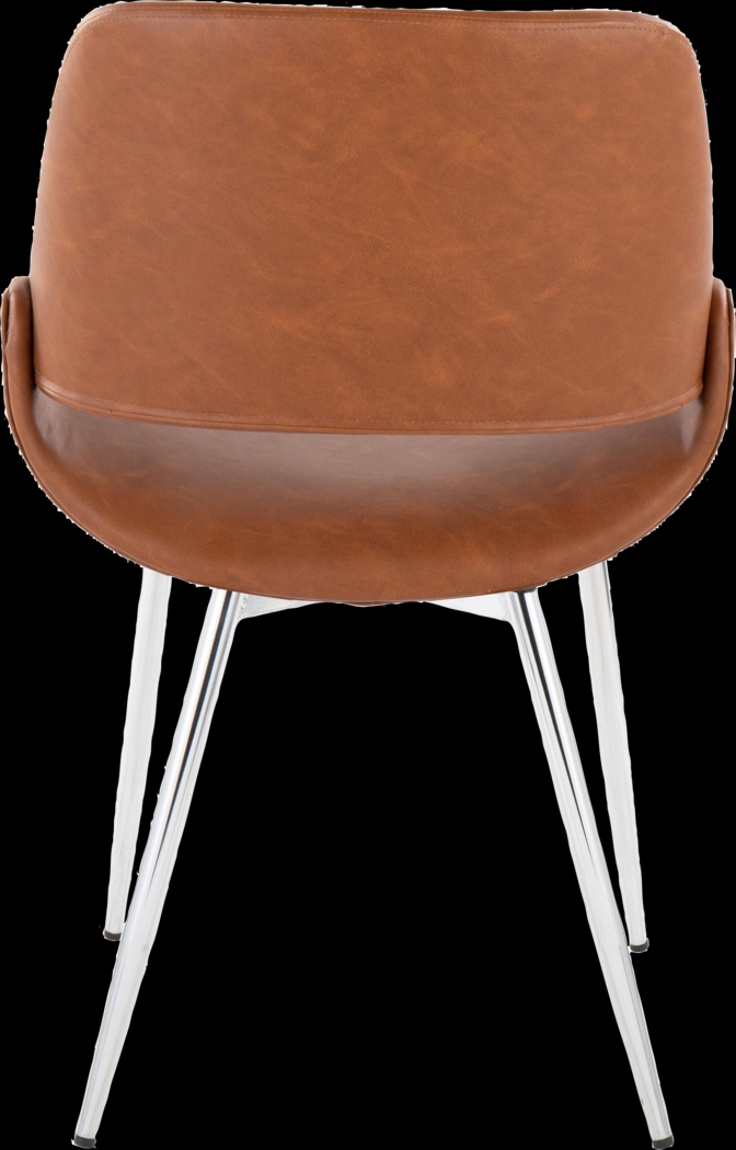 Stroble VII Camel Dining Chair, Set of 2 - Thumbnail - Image 7