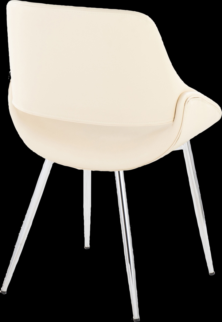 Stroble VII Cream Dining Chair, Set of 2 - Thumbnail - Image 6
