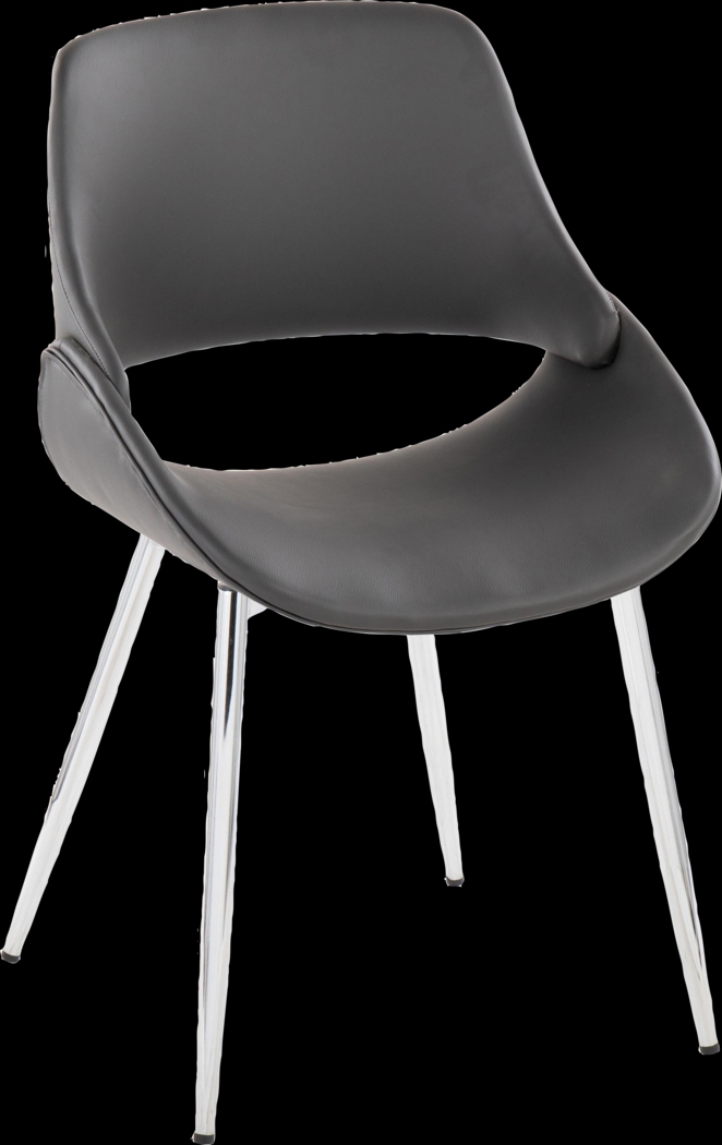 Stroble VII Gray Dining Chair, Set of 2 - Thumbnail - Image 4
