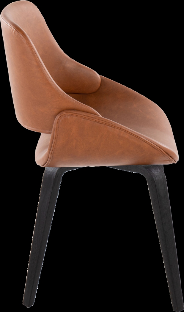 Stroble VIII Camel Dining Chair, Set of 2 - Thumbnail - Image 4