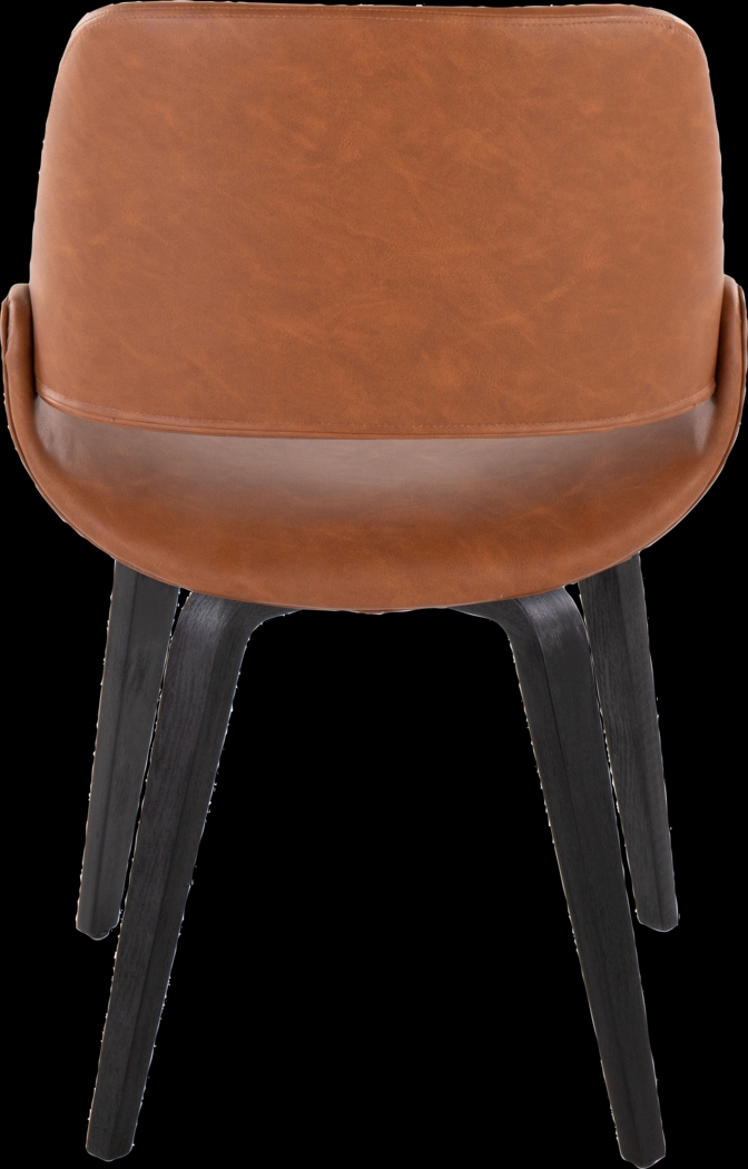 Stroble VIII Camel Dining Chair, Set of 2 - Thumbnail - Image 6