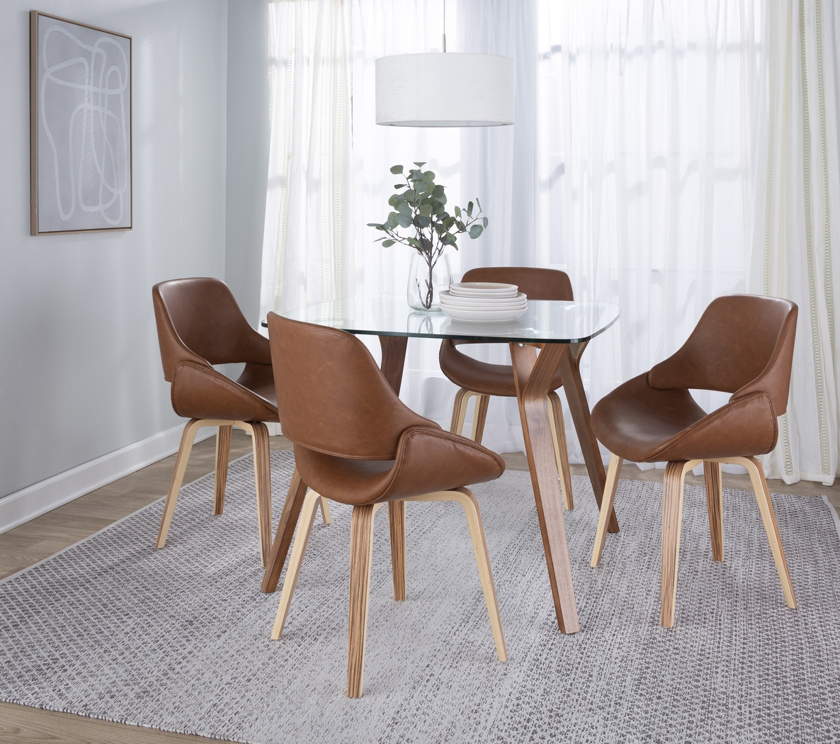 Stroble X Camel Dining Chair, Set of 2 - Thumbnail - Image 2