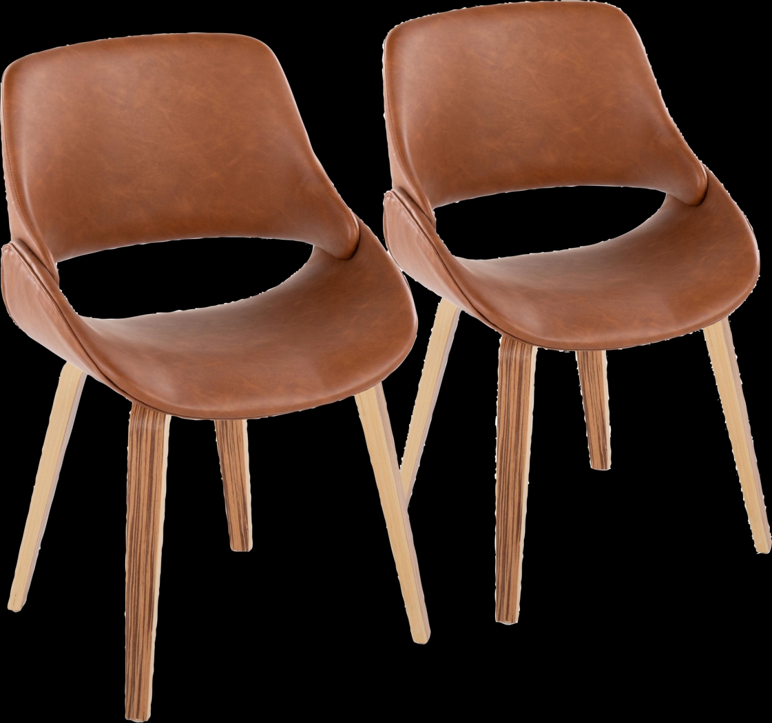 Stroble X Camel Dining Chair, Set of 2 - Thumbnail - Image 1