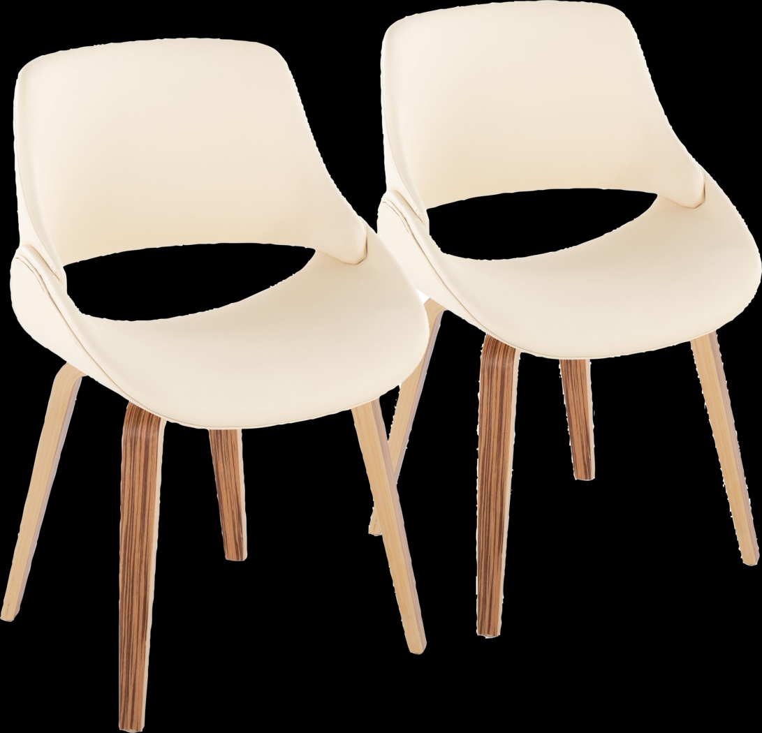 Stroble X Cream Dining Chair, Set of 2 - Thumbnail - Image 1