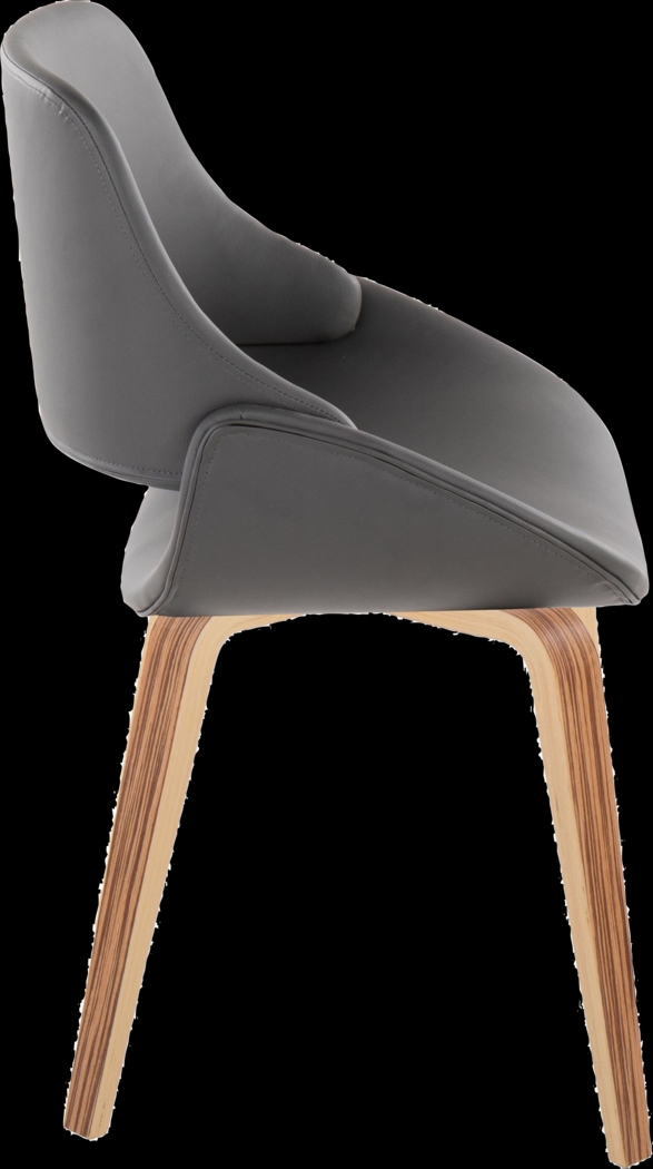 Stroble X Gray Dining Chair, Set of 2 - Thumbnail - Image 4