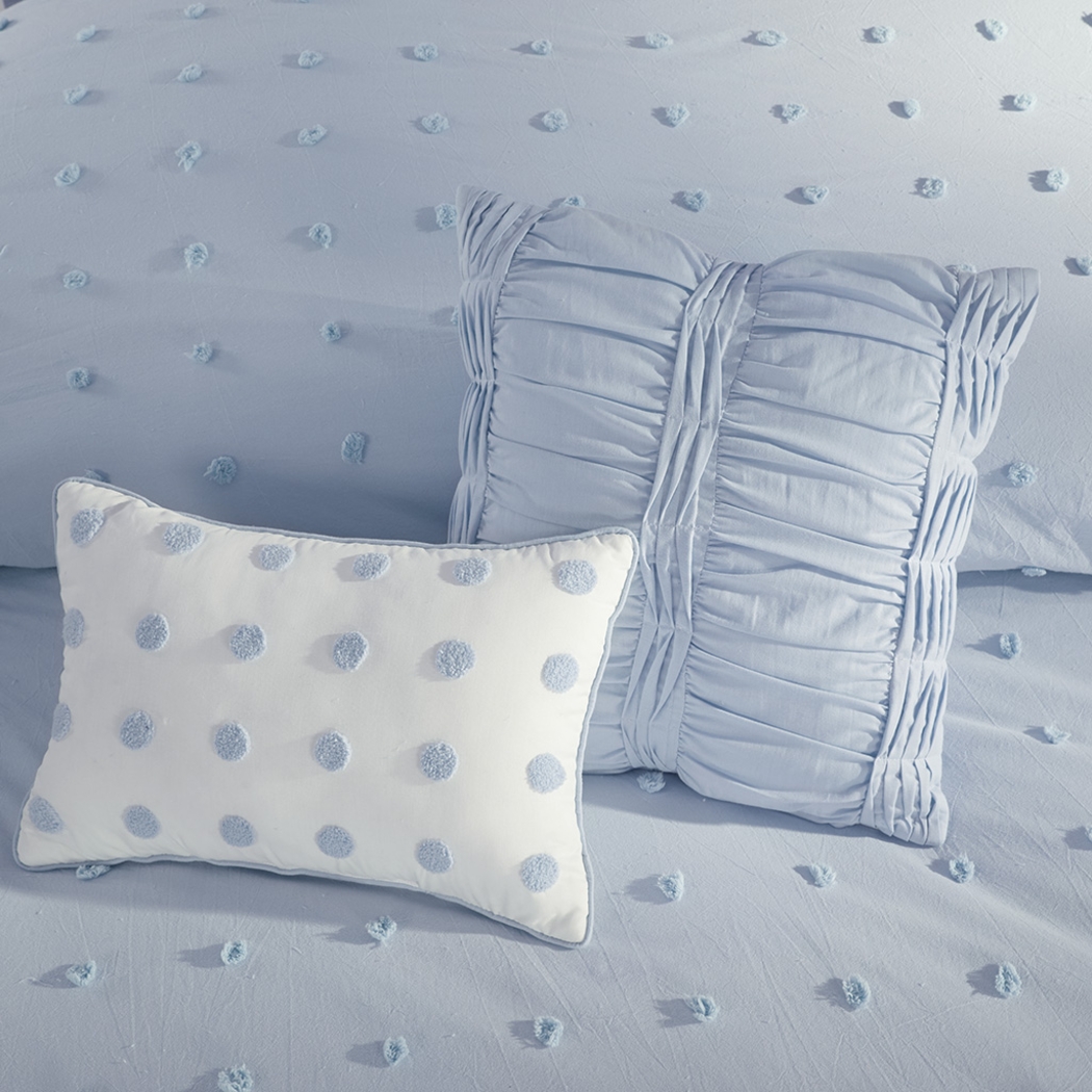 Stroelitz Blue 7 Pc Full/Queen Duvet Set - Thumbnail - Image 6
