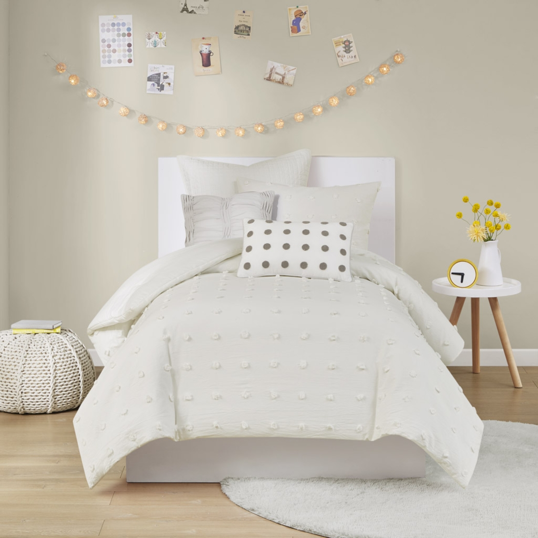 Stroelitz Ivory Twin/Twin XL Duvet Set - Thumbnail - Image 10