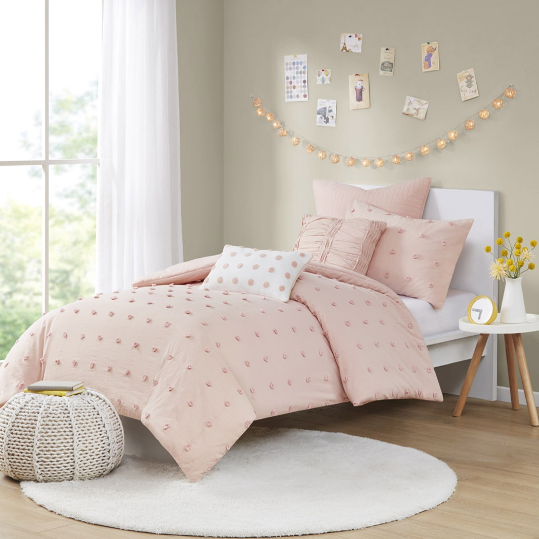 Stroelitz Pink 7 Pc Full/Queen Duvet Set - Thumbnail - Image 1