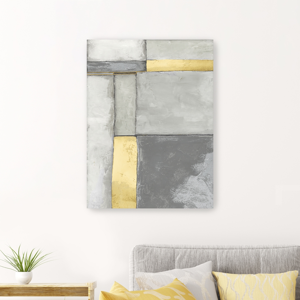 Strong Foundation I Gray Artwork - Thumbnail - Image 3