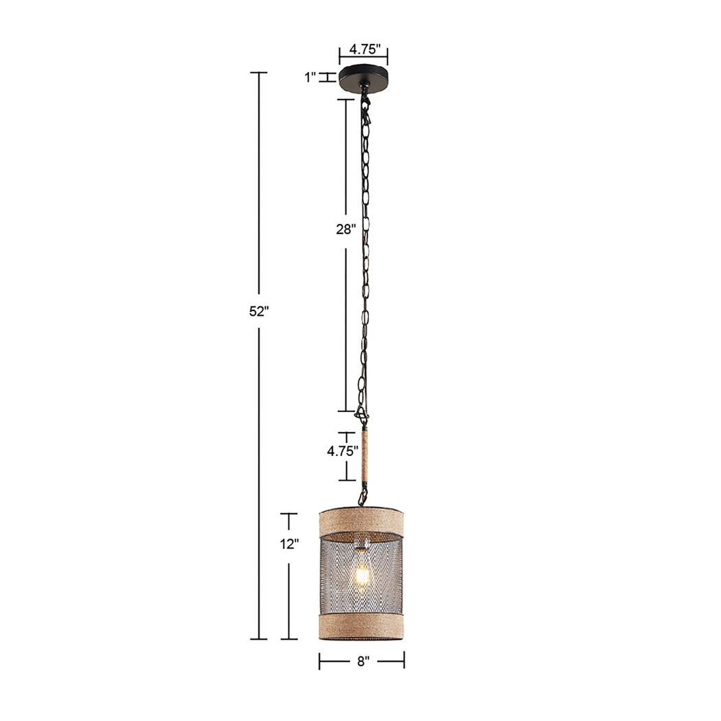 Strotter Oaks Natural Pendant Light - Thumbnail - Image 7