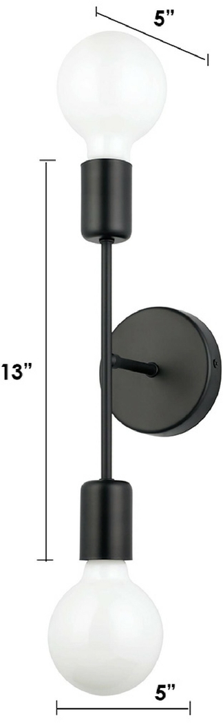 Stryker Oaks Black Sconce - Thumbnail - Image 2