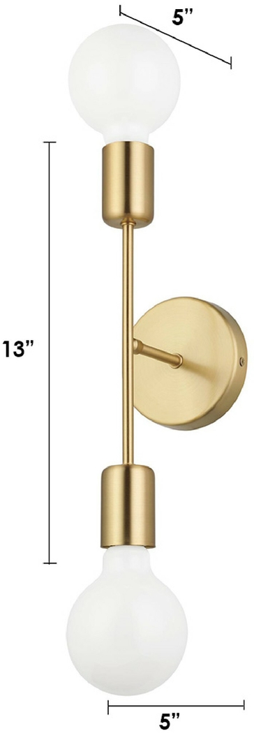 Stryker Oaks Gold Sconce - Thumbnail - Image 3