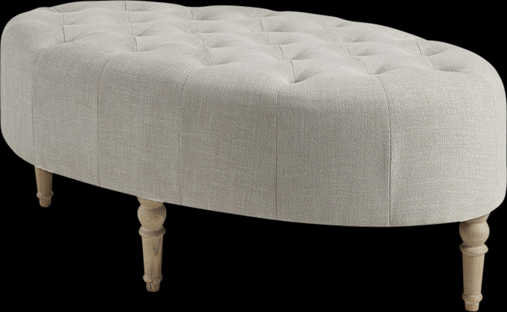 Studewood Linen Ottoman - Thumbnail - Image 1