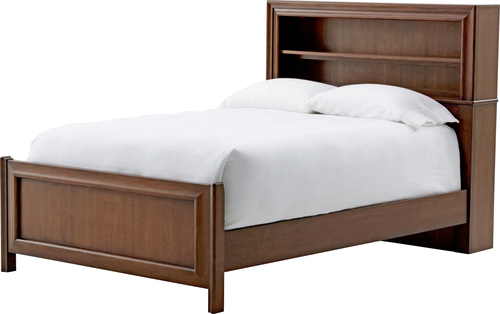 Studio Guild Brown 4 Pc Full Bookcase Bed - Thumbnail - Image 1