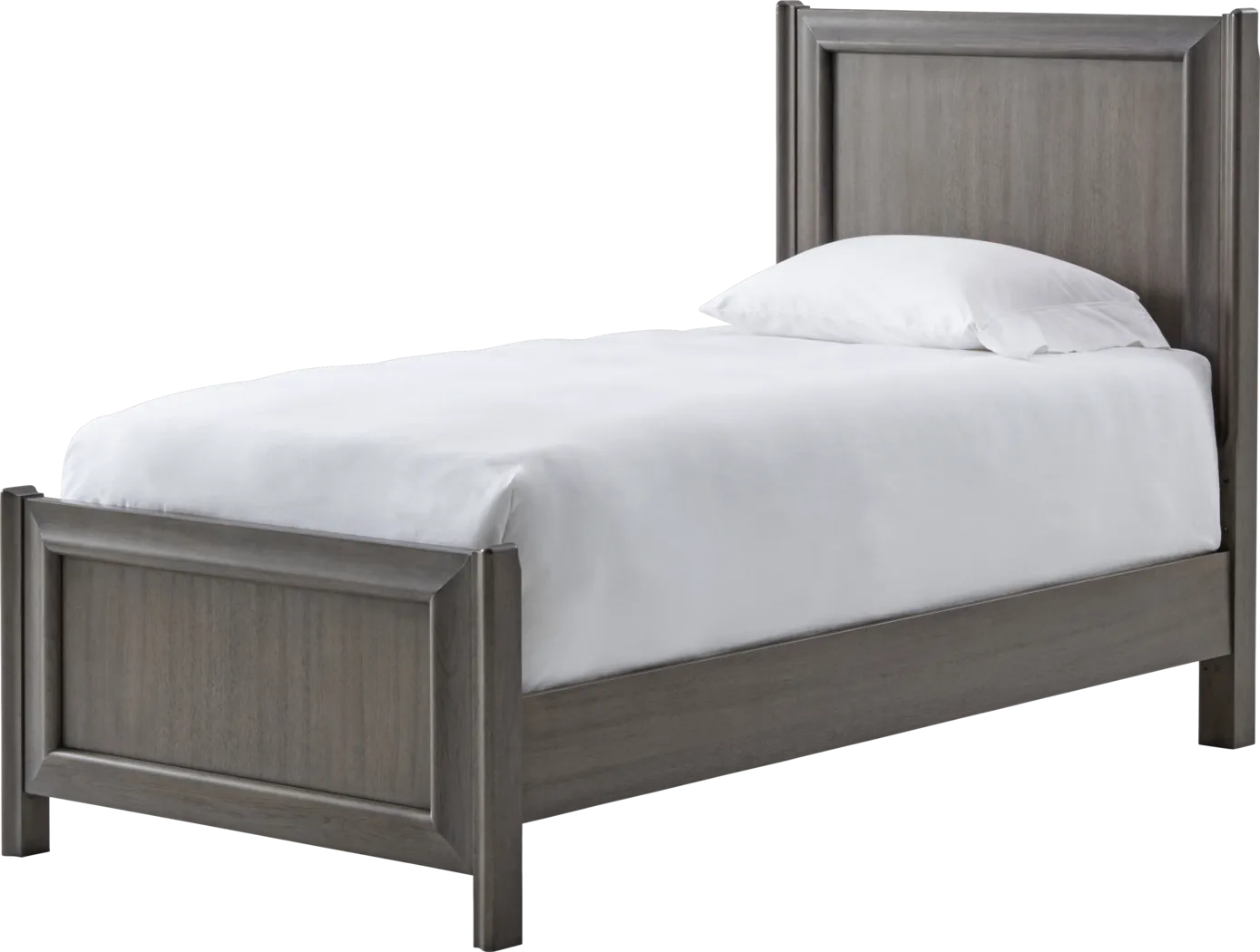 Studio Guild Gray 4 Pc Twin Panel Bed - Thumbnail - Image 1