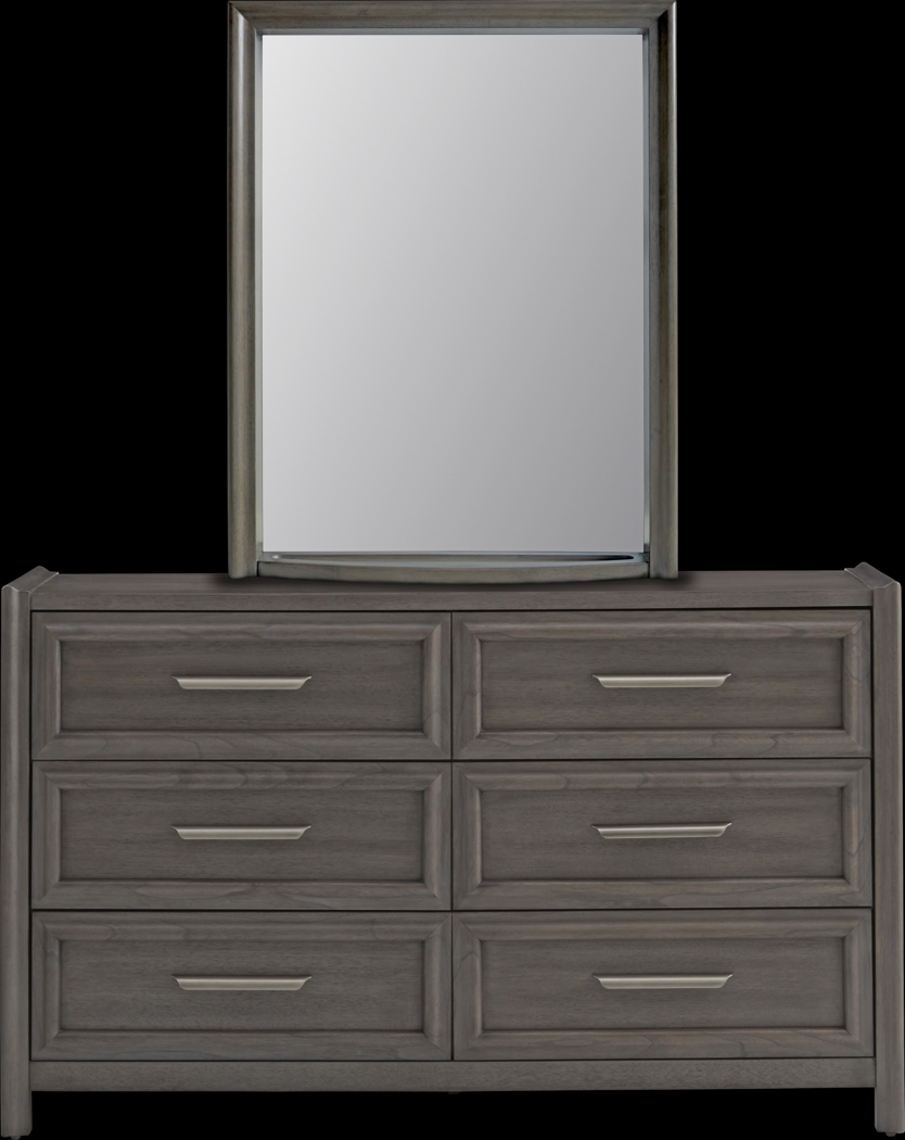 Studio Guild Gray Dresser & Mirror Set - Thumbnail - Image 1