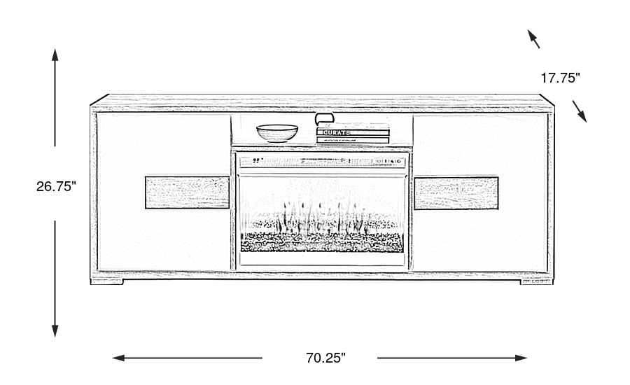Dimension Image. Please refer to the Dimension Tab on this page for dimension details.