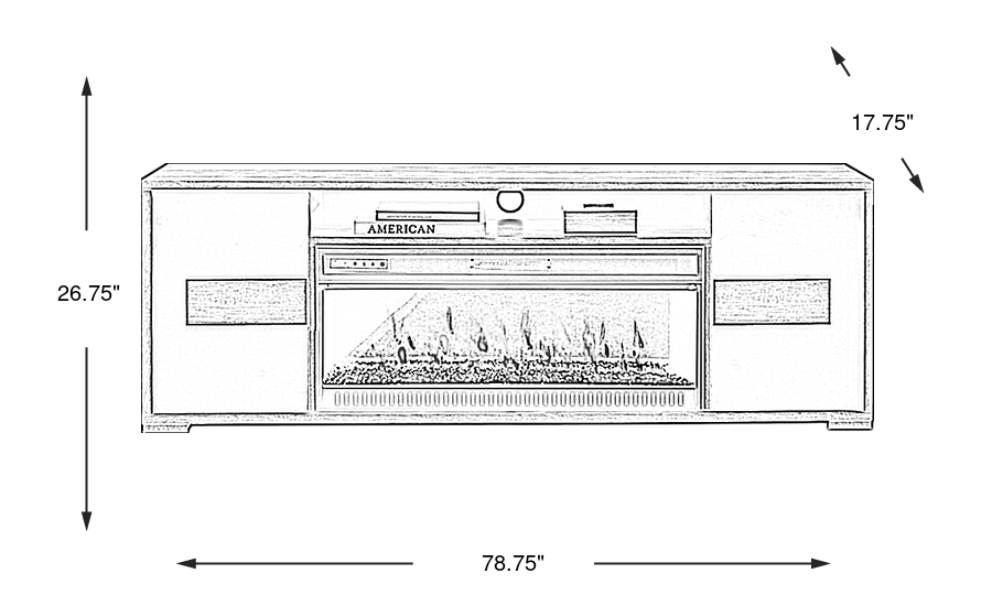 Dimension Image. Please refer to the Dimension Tab on this page for dimension details.