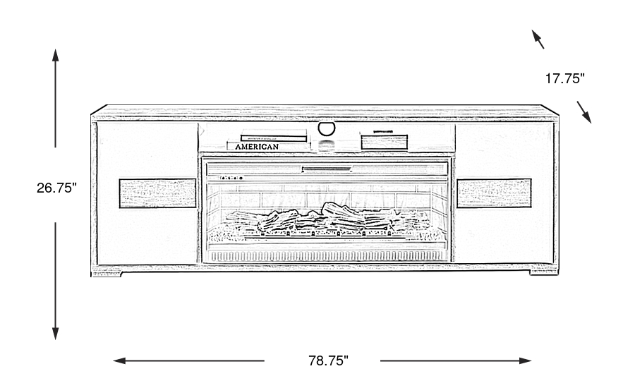 Dimension Image. Please refer to the Dimension Tab on this page for dimension details.