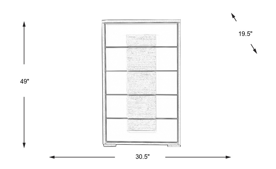 Dimension Image. Please refer to the Dimension Tab on this page for dimension details.