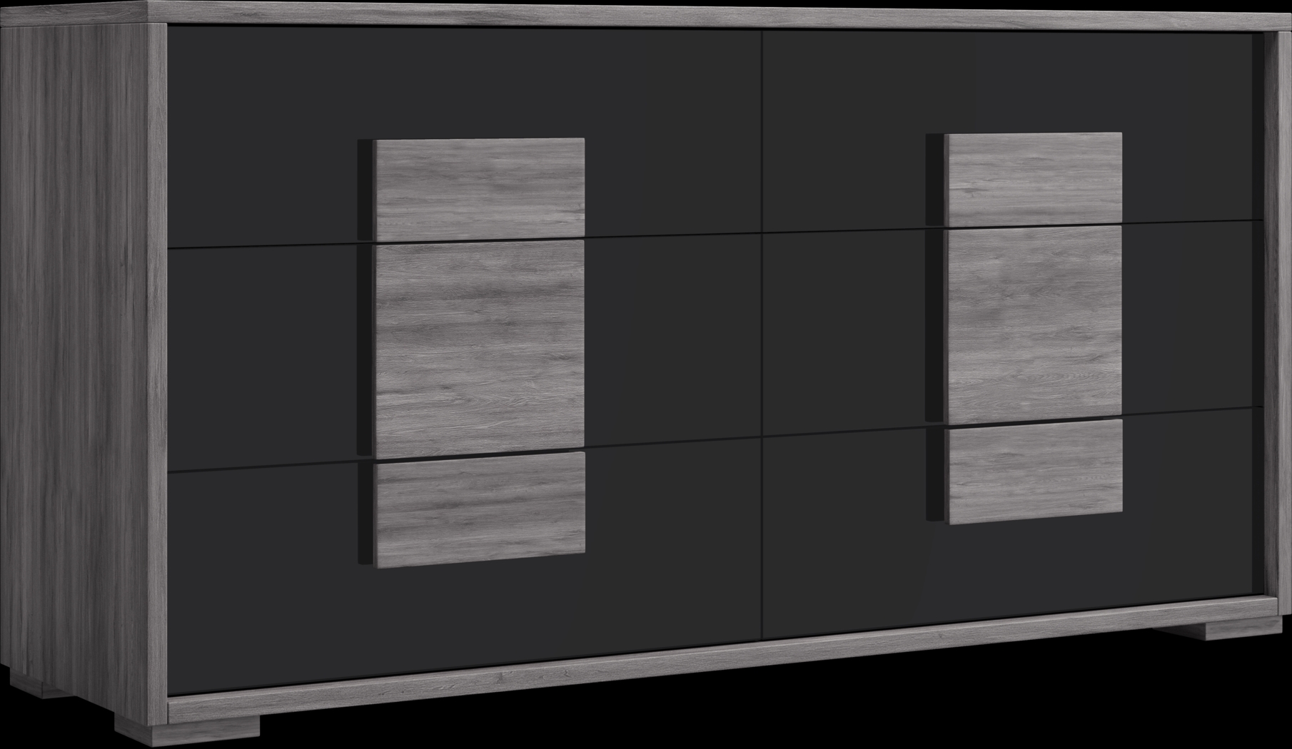 Studio Place Dark Gray 5 Pc Queen Panel Bedroom - Thumbnail - Image 6