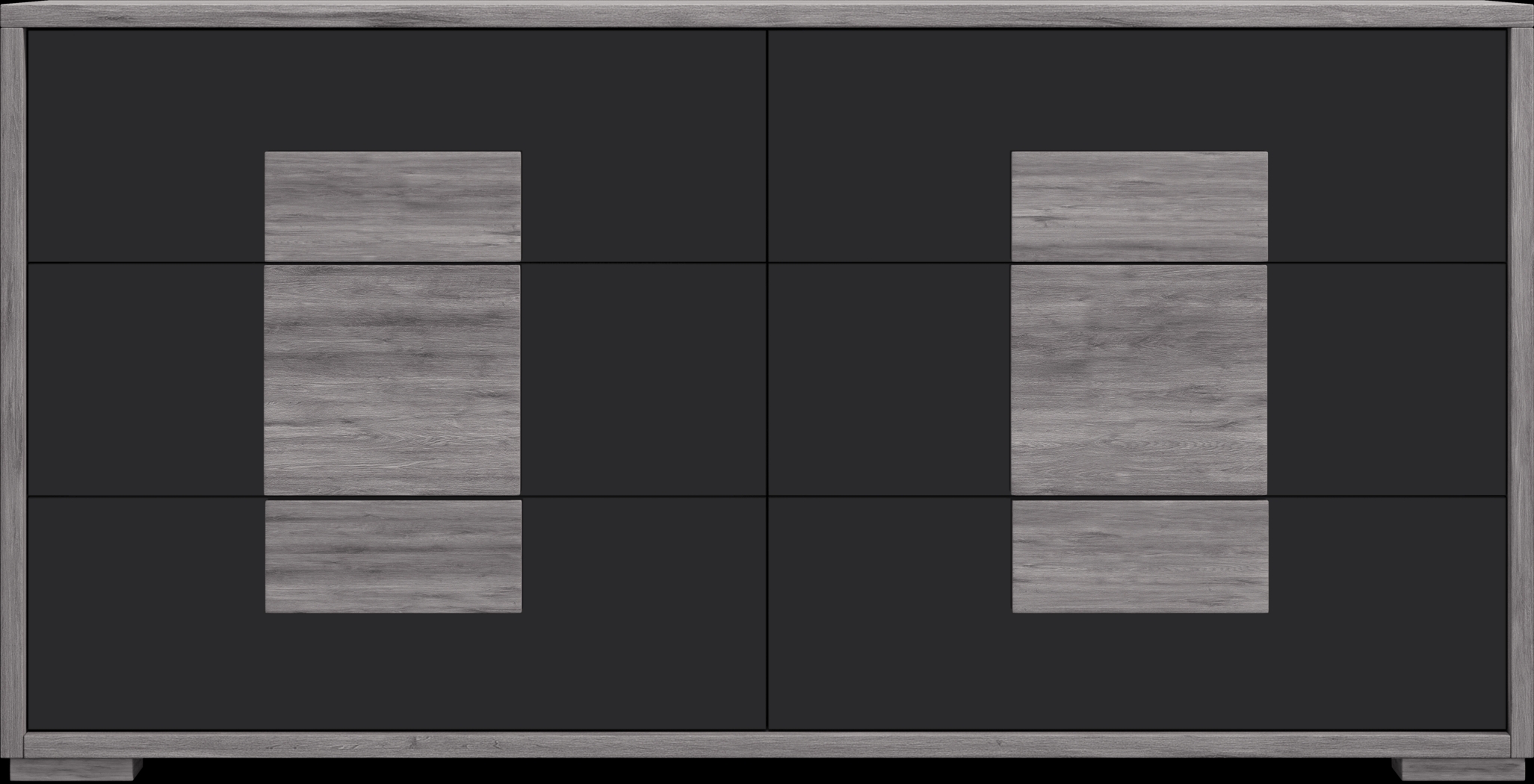 Studio Place Dark Gray 5 Pc Queen Panel Bedroom - Thumbnail - Image 5